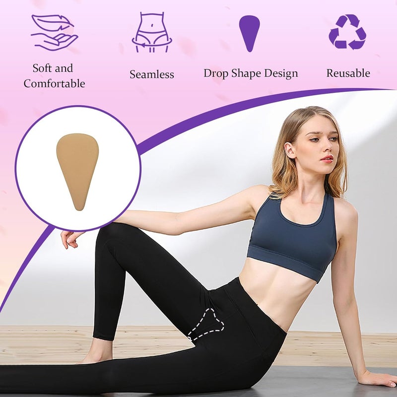 Arxonis Camel Toe Concealer,Reusable Seamless Camel Toe Underwear,Invisible Frontal Wedgie Cover,Anti Cover Silicone Insert - Image 3